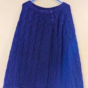 Purple Knit Cape